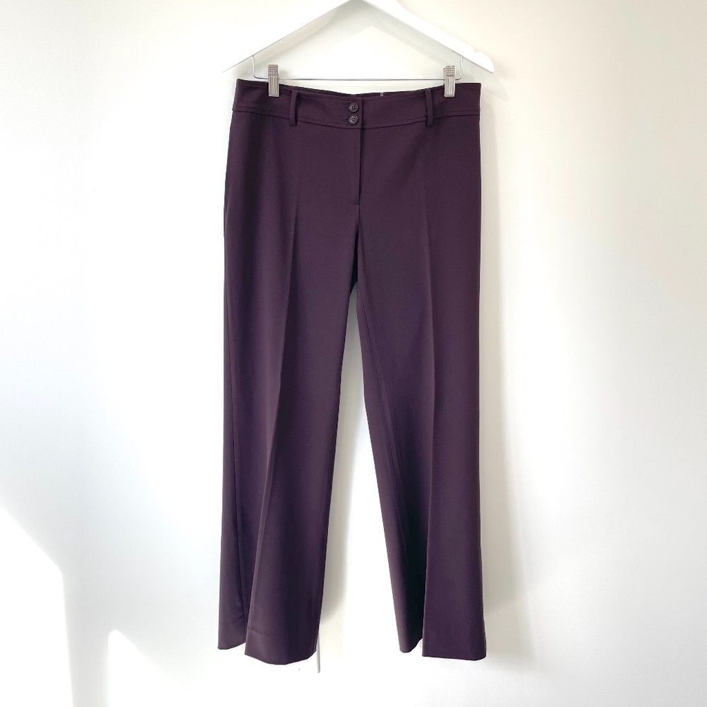 Adrienne Vittadini Plum Straight Leg Women's Dress